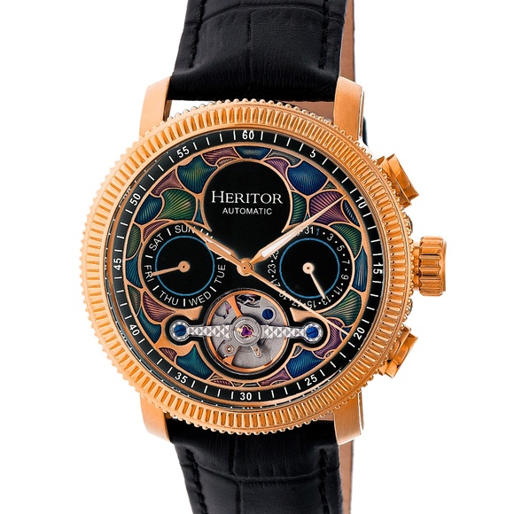 NWT Men's Rose Gold Automatic Watch - Picture 2 of 6